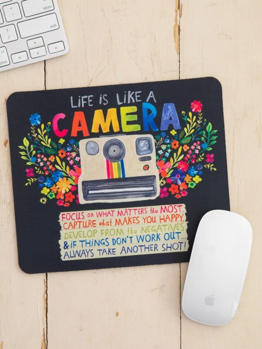 Home Lazy Suricata Decoration | Mouse Pad Life Is Like A Camera