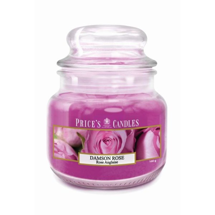 Home Lazy Suricata Candles & Vases | Price'S Candles Damson Rose Small Jar