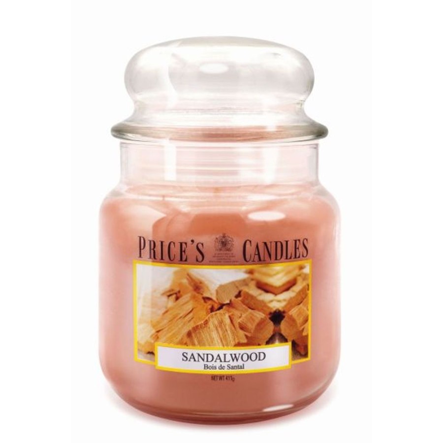 Home Lazy Suricata Candles & Vases | Price'S Candles Sandalwood Medium Jar