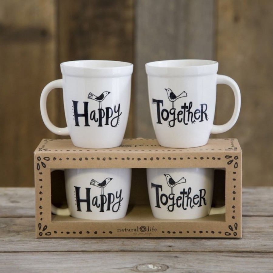 Home Lazy Suricata Mugs | Set Of 2Mugs Happy