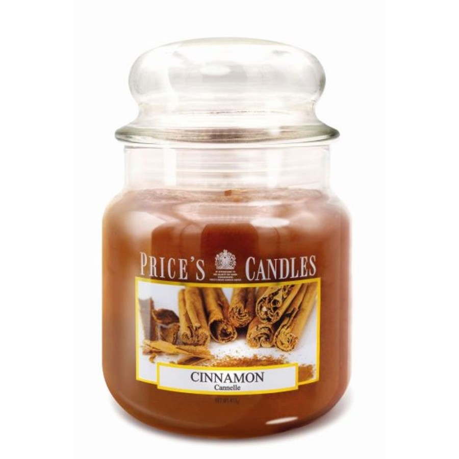 Home Lazy Suricata Candles & Vases | Price'S Candles Cinnamon Medium Jar