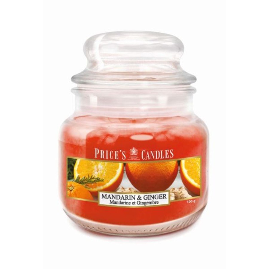 Home Lazy Suricata Candles & Vases | Price'S Candles Mandarin & Ginger Small Jar