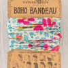 Accessories Lazy Suricata Bandeaus | Boho Bandeau Blue/Pink Daisies