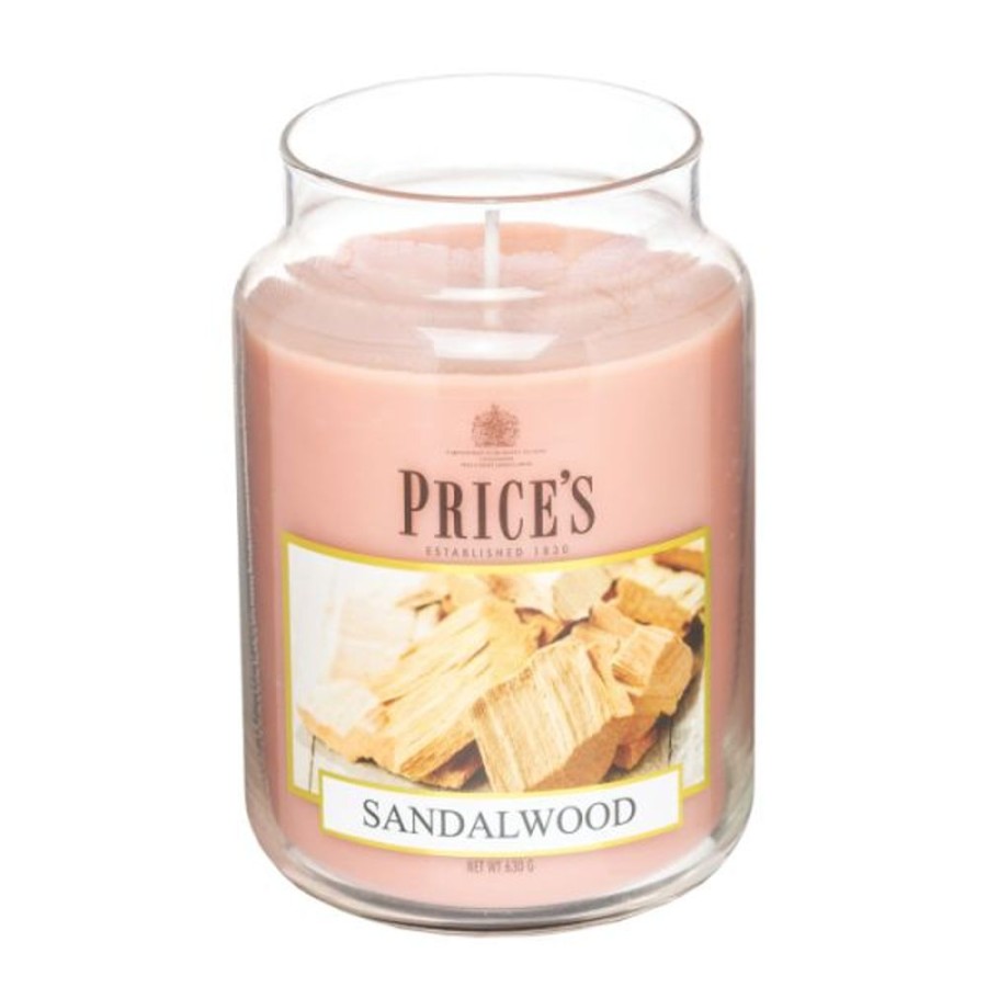 Home Lazy Suricata Candles & Vases | Price'S Candles Sandalwood Large Jar