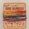 Accessories Lazy Suricata Bandeaus | Half Bandeau Rainbow Border