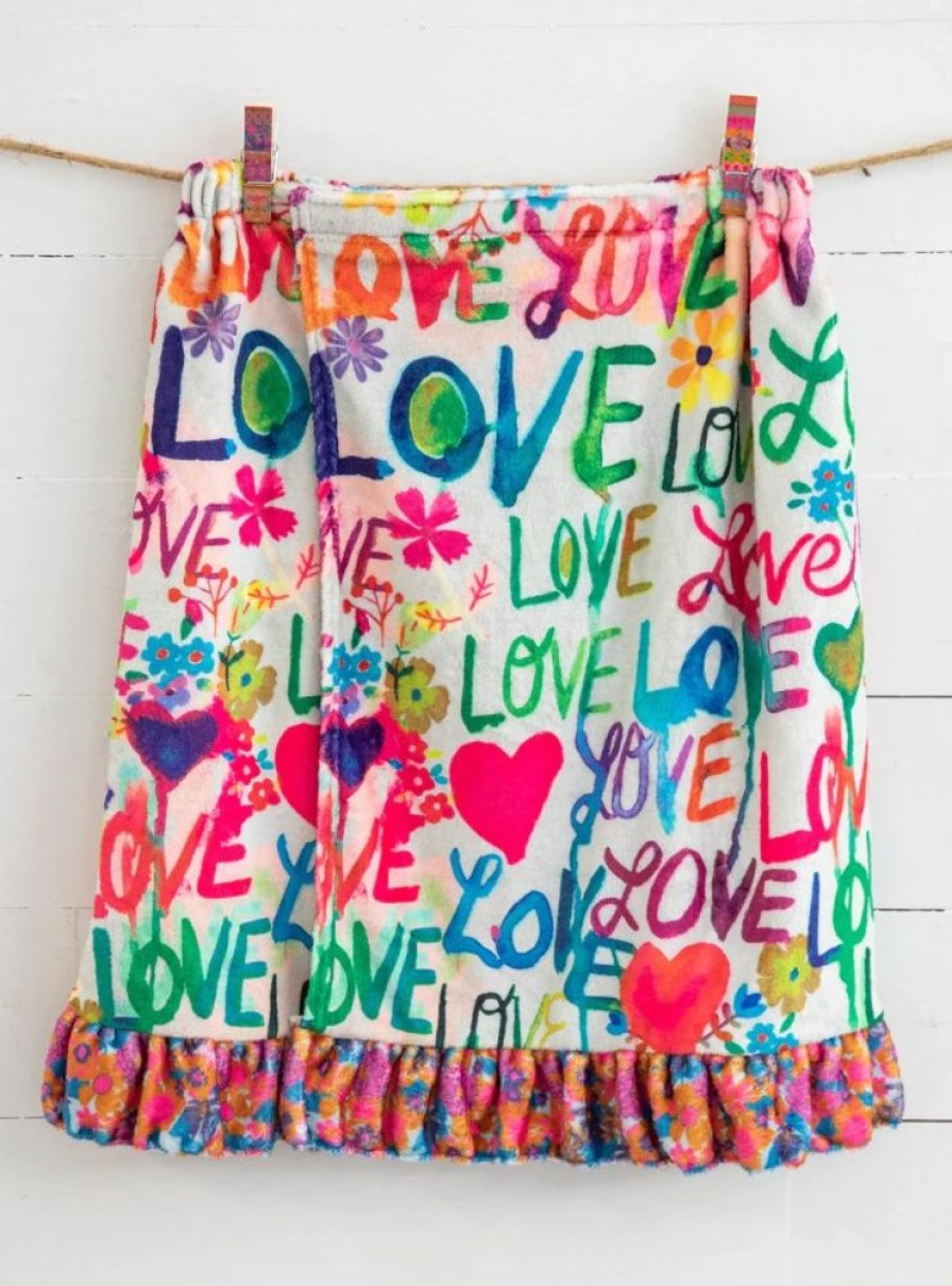 Accessories Lazy Suricata | Shower Body Towel Wrap Love Heart