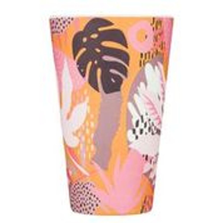 Home Lazy Suricata 400Ml | Bamboo Cup With Lid Tsunami