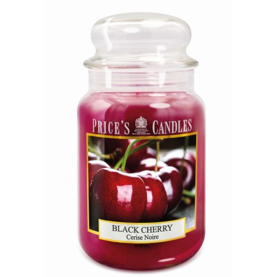 Home Lazy Suricata Candles & Vases | Price'S Candles Black Cherry Large Jar