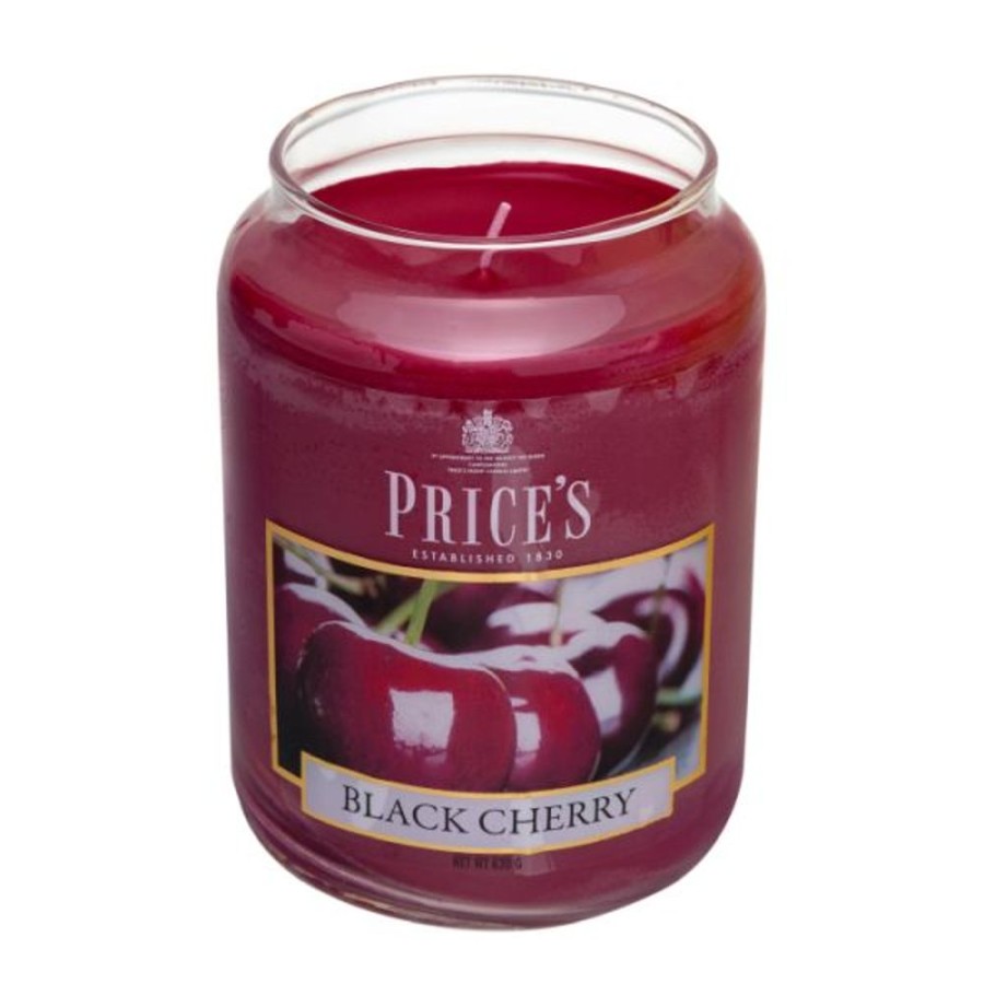 Home Lazy Suricata Candles & Vases | Price'S Candles Black Cherry Large Jar