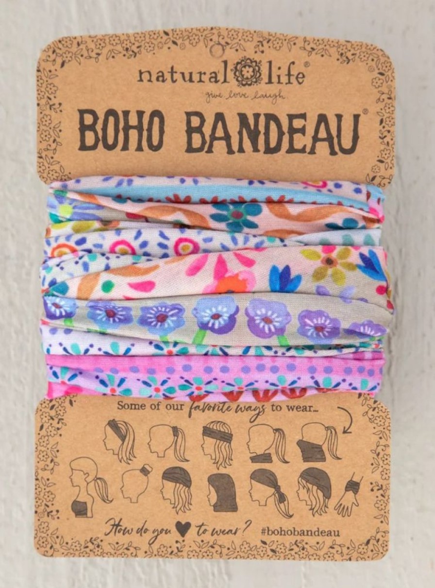 Accessories Lazy Suricata Bandeaus | Boho Bandeau Cream Border