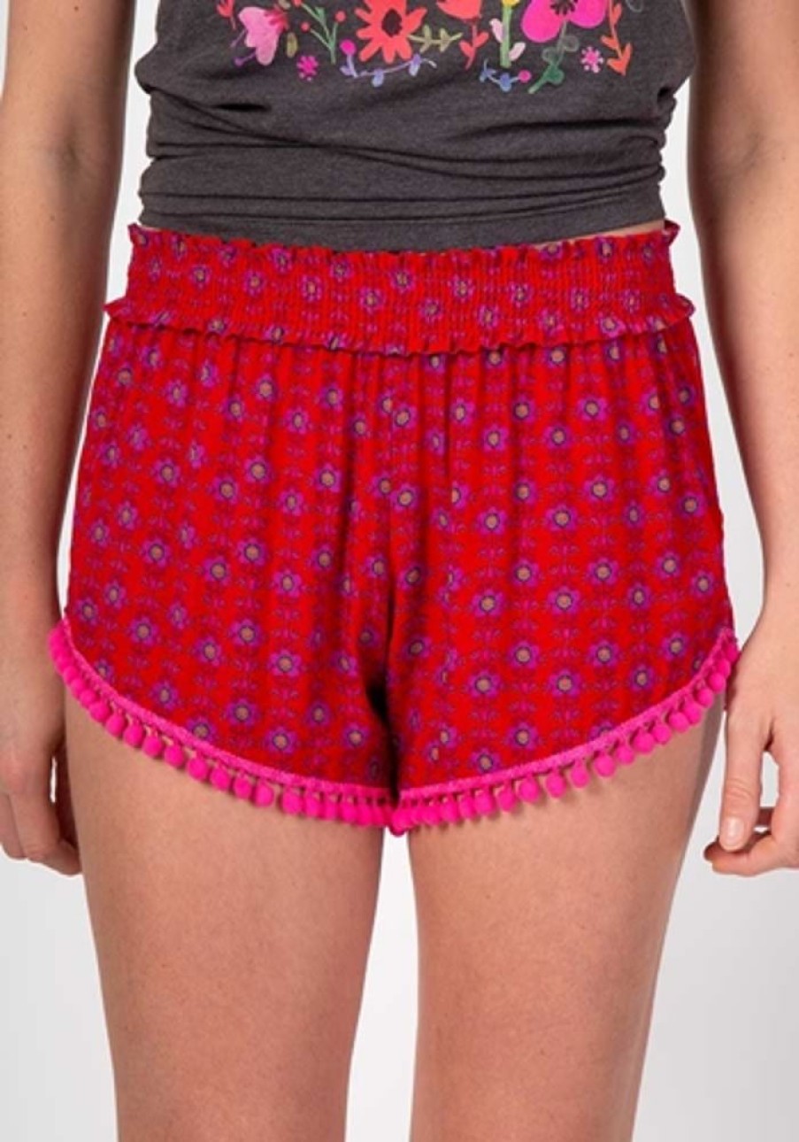 Styling Lazy Suricata | Lounge Short M/L Red Pink Vines