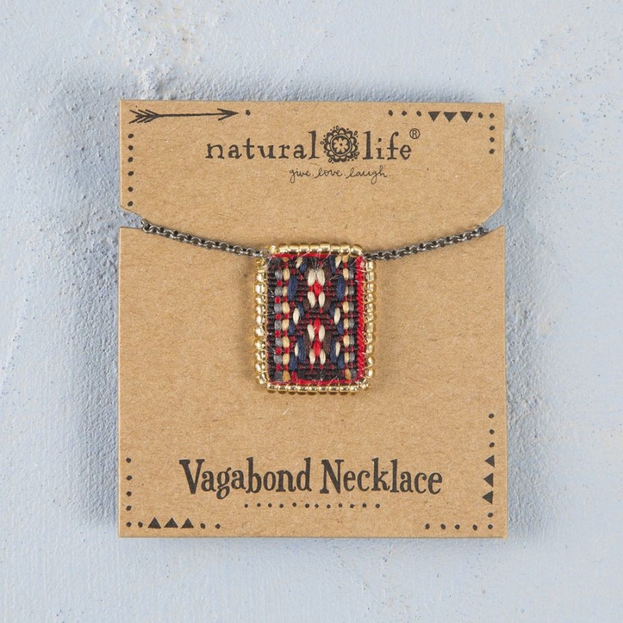 Styling Lazy Suricata | Vagabond Necklace Red Navy