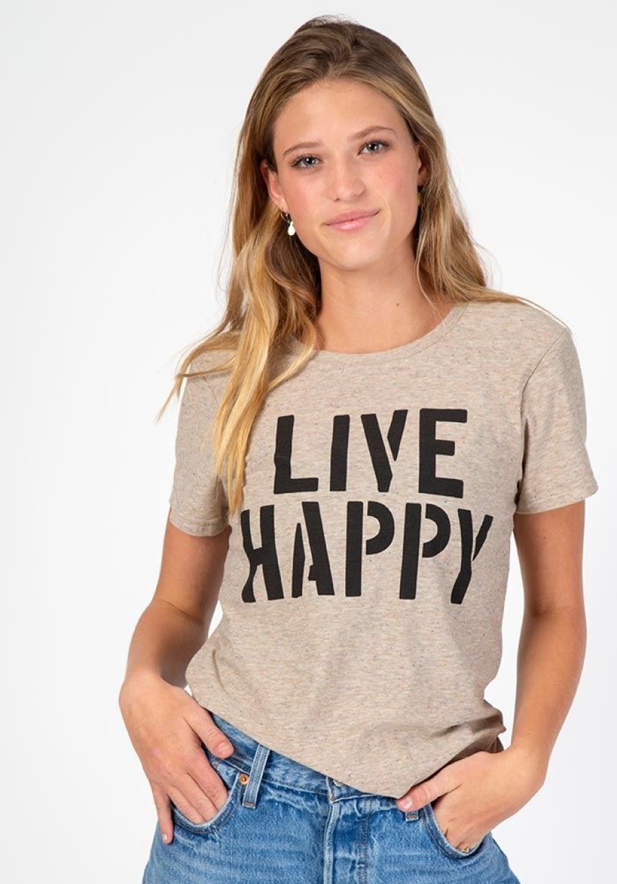 Styling Lazy Suricata | Perfect Tee Xl Live Happy Speckled