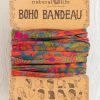 Accessories Lazy Suricata Bandeaus | Boho Bandana Watercolor Neon