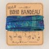 Accessories Lazy Suricata Bandeaus | Half Bandeau Indigo Patchwork