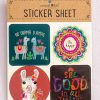 Home Lazy Suricata Stickers | Sticker Sheet No Drama Llamas