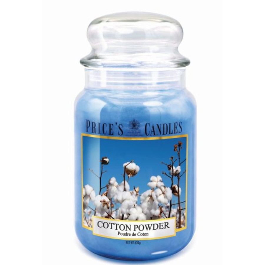 Home Lazy Suricata Candles & Vases | Price'S Candles Cotton Powder Large Jar