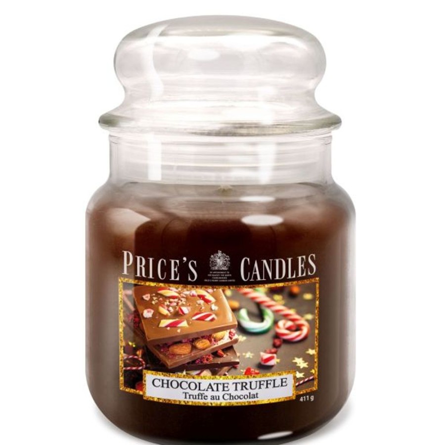 Home Lazy Suricata Candles & Vases | Price'S Candles Chocolate Truffle Medium Jar