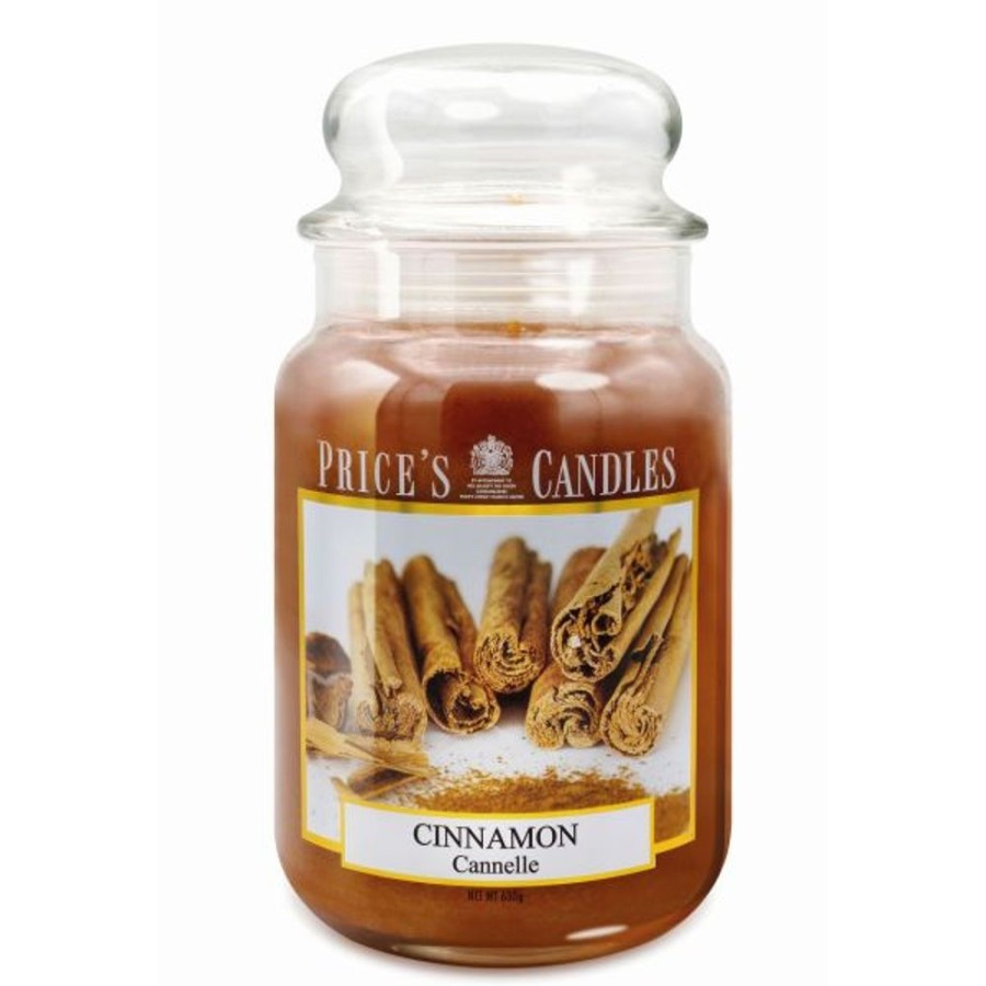 Home Lazy Suricata Candles & Vases | Price'S Candles Cinnamon Large Jar