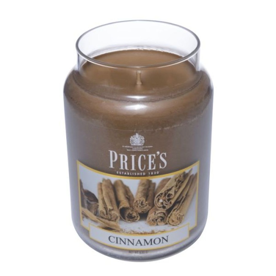 Home Lazy Suricata Candles & Vases | Price'S Candles Cinnamon Large Jar