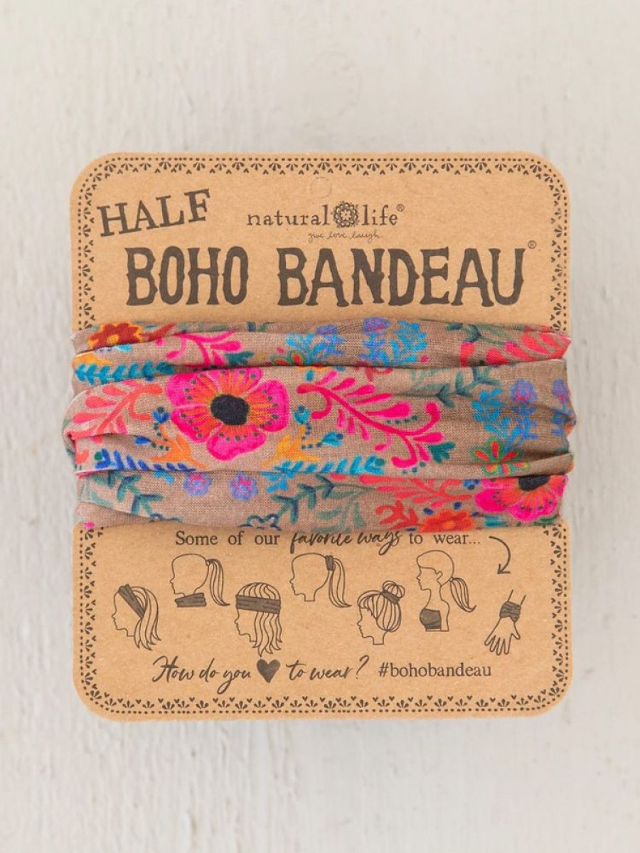 Accessories Lazy Suricata Bandeaus | Small Boho Mushroom Bandana