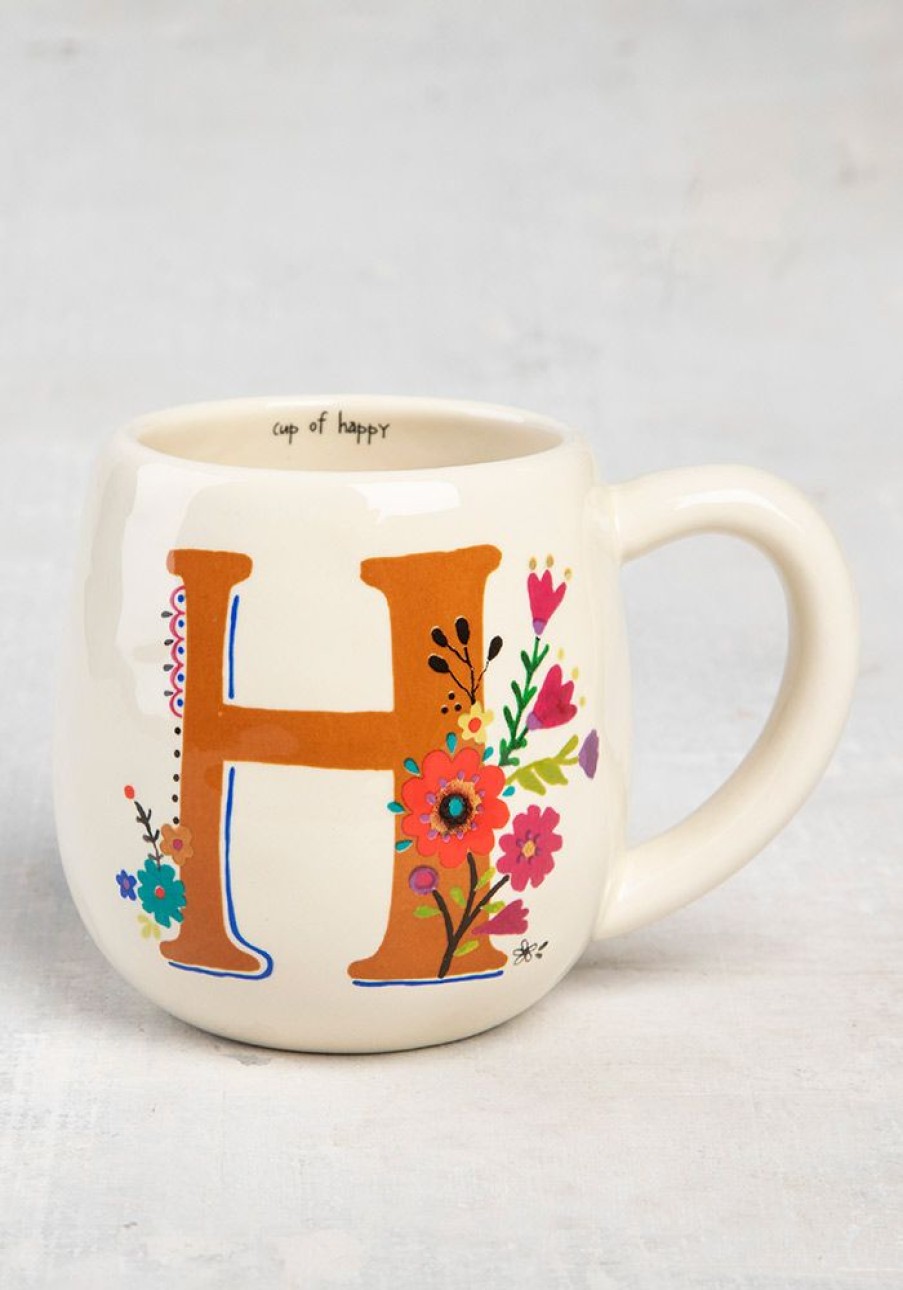 Home Lazy Suricata Mugs | Initial Mug-H