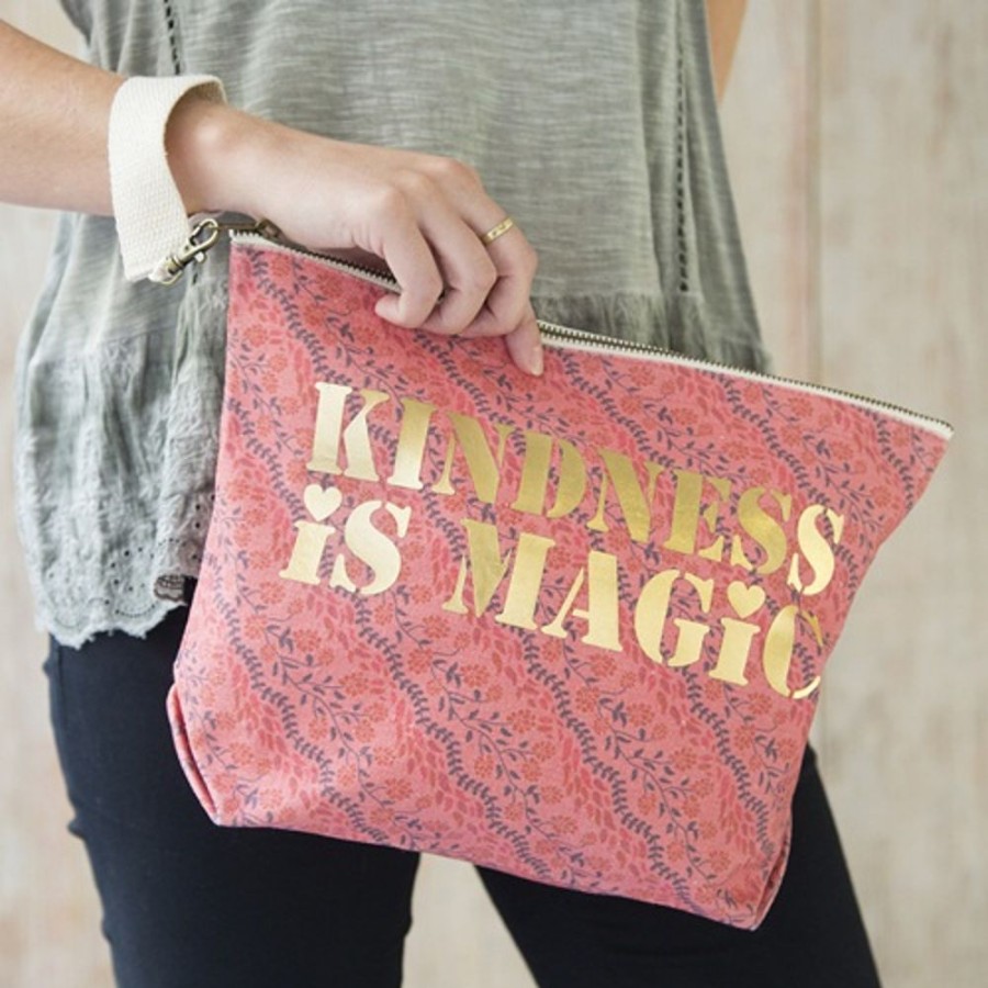 Accessories Lazy Suricata Pouches | Canvas Carryall Kindness Magic