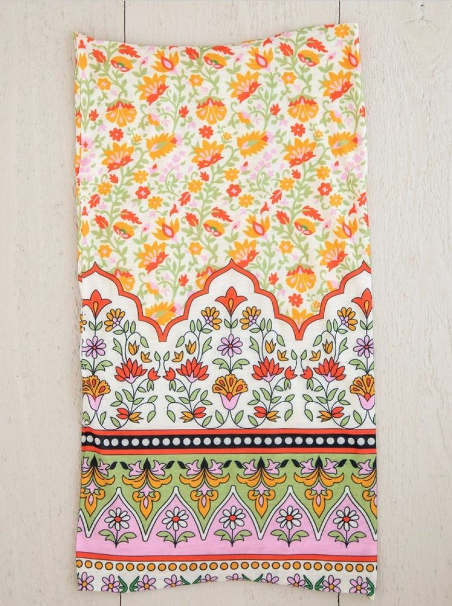 Accessories Lazy Suricata Bandeaus | Boho Pictures Lilac Orange Border