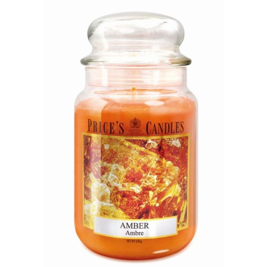 Home Lazy Suricata Candles & Vases | Price'S Candles Amber Large Jar