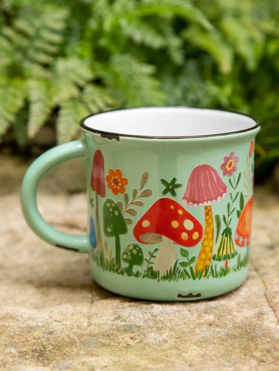 Home Lazy Suricata Mugs | Camp Coffee Mug Mushrooms