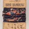 Accessories Lazy Suricata Bandeaus | Boho Bandeau Black Red Bouquets