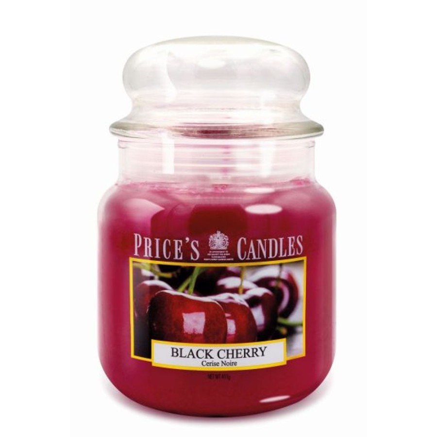 Home Lazy Suricata Candles & Vases | Price'S Candles Black Cherry Medium Jar