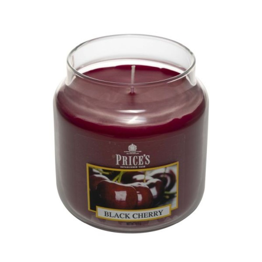 Home Lazy Suricata Candles & Vases | Price'S Candles Black Cherry Medium Jar