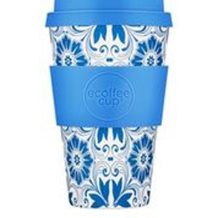 Home Lazy Suricata 400Ml | Bamboo Cup With Lid Delft Touch